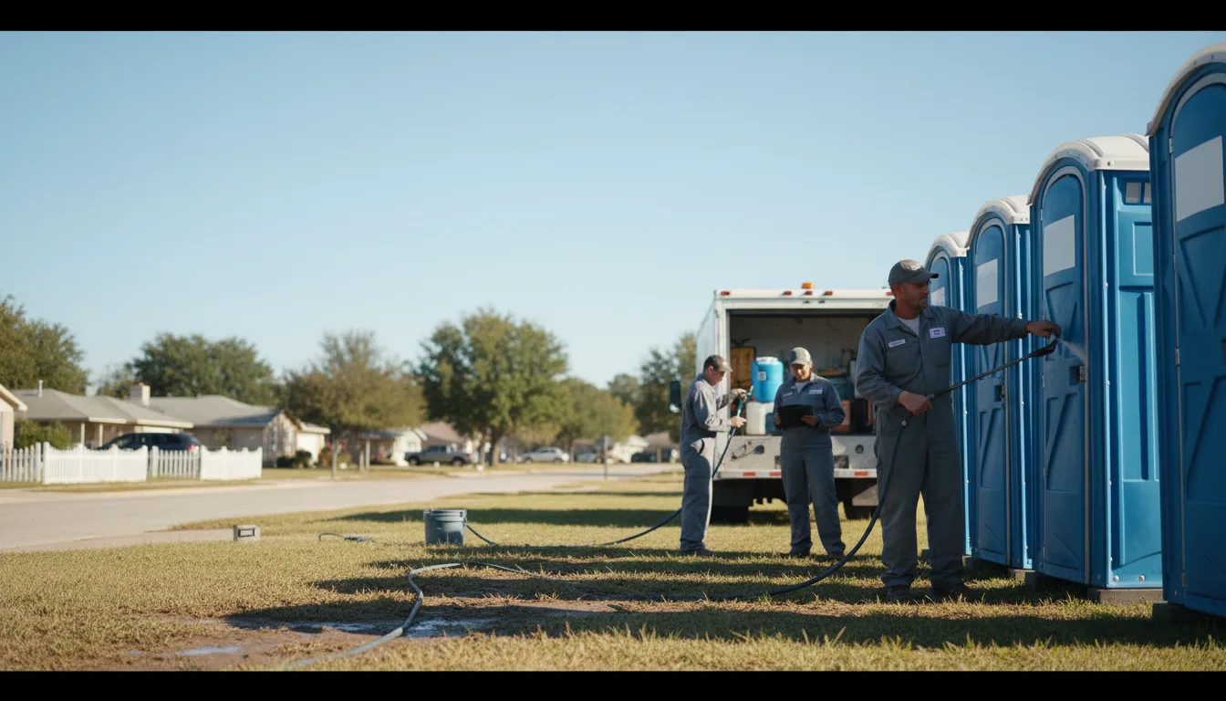 Long-Term Portable Toilet Rental in Wilmington, OH near me